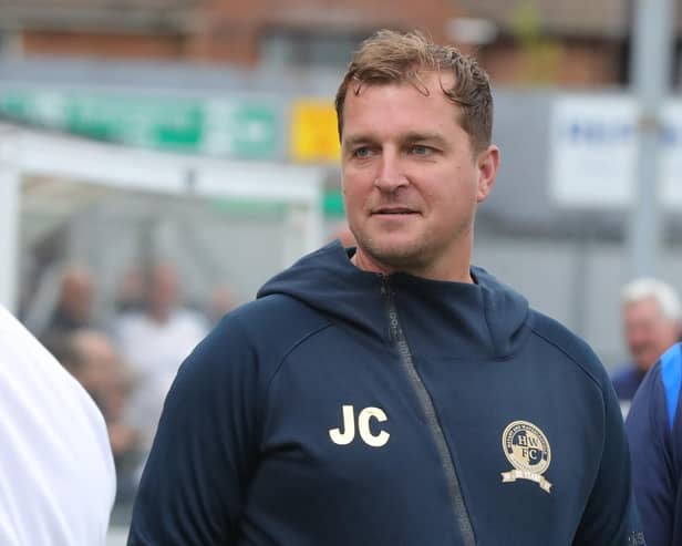 Jamie Collins has been sacked as Hawks boss after winning just two of his 19 National League South games. Picture by Dave Haines