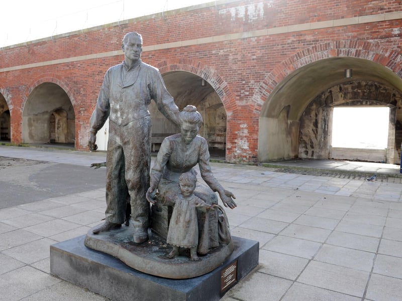The Pioneer Statue at Old Portsmouth is part of a legacy to mark the commitment of Europeans who left the continent to create a new lift in the Americas.
Picture: Paul Jacobs (14467-9)