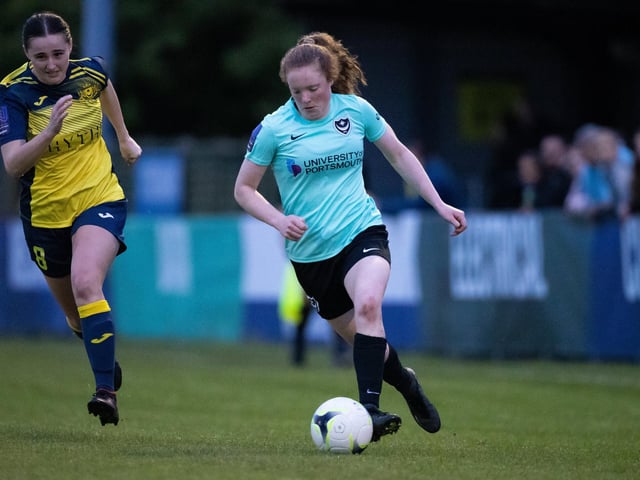 Portsmouth (light blue) v Moneyfields. Picture by Alex Shute