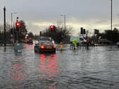 Portsmouth Flooding by Marcin Jedrysiak. Shows flooding in Eastern Road/Burrfields area.
