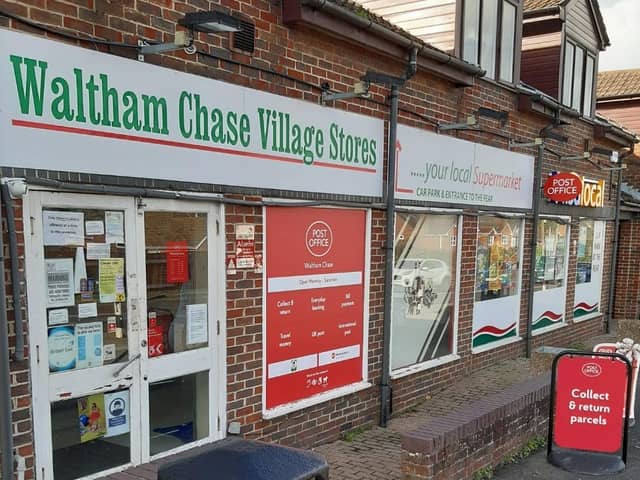 A post office branch in Waltham Chase has reopened in a new location after closing more than a year ago.