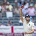 England bowler Mark Wood. AP Photo/Themba Hadebe
