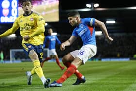 Portsmouth's Gareth Evans. Picture: Joe Pepler