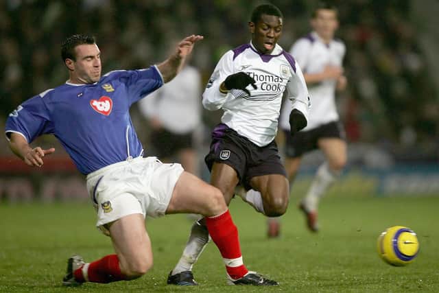 David Unsworth played for Pompey during the 2004-05 season in the Premier League. Picture: Tom Shaw/Getty Images