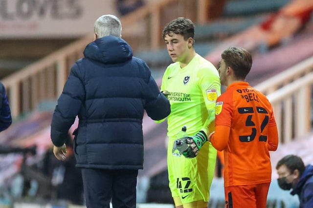 Former Pompey goalkeeper Taylor Seymour