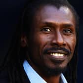 Senegal manager Aliou Cisse played for Pompey between 2006-2008.  (Photo by Dean Mouhtaropoulos/Getty Images)