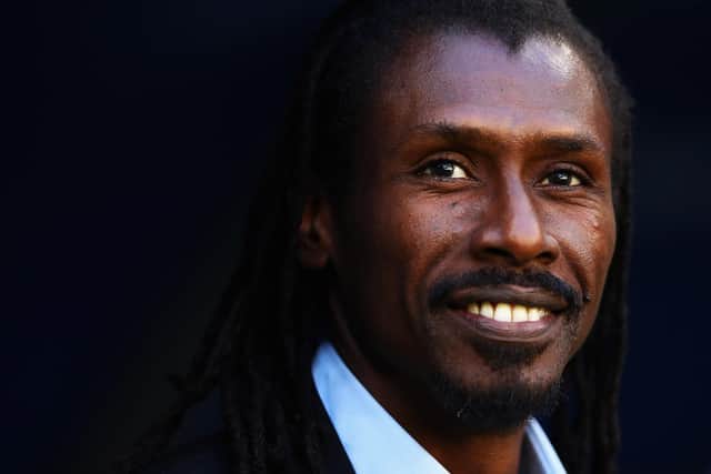 Senegal manager Aliou Cisse played for Pompey between 2006-2008.  (Photo by Dean Mouhtaropoulos/Getty Images)