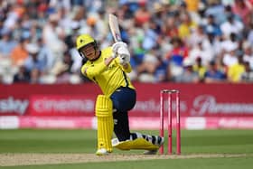 Tom Prest smashed the second highest individual innings in Hampshire's one-day history against Kent. Photo by Alex Davidson/Getty Images