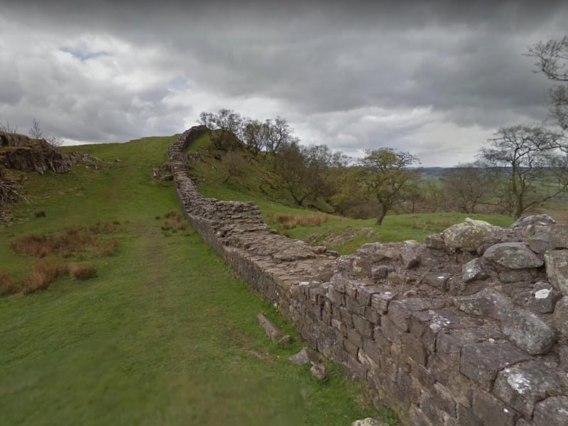 Hadrian's Wall in Northumberland was 24th with 12% saying it was their favourite view.