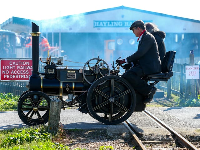 Half-size 'Little Samson' traction engine.