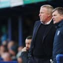 Joe Gallen, right, with former Pompey boss Kenny Jacket