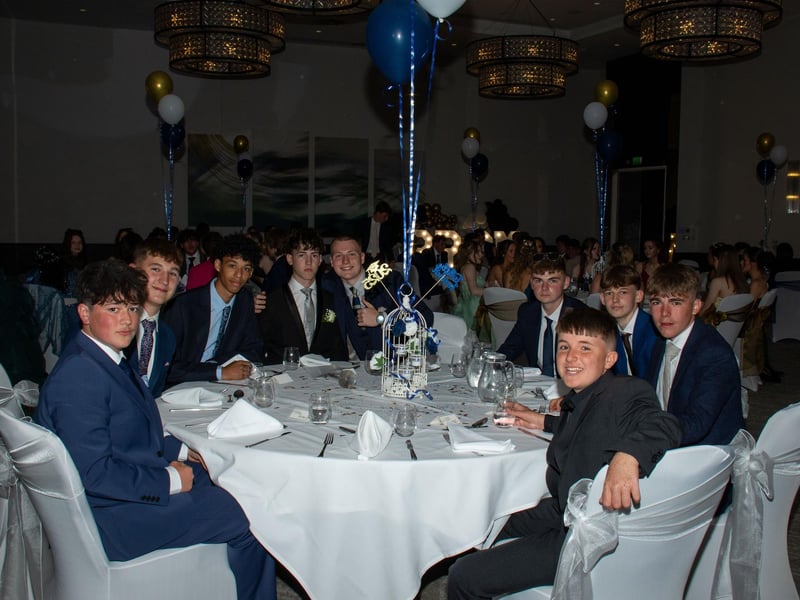 Pupils enjoying the Prom