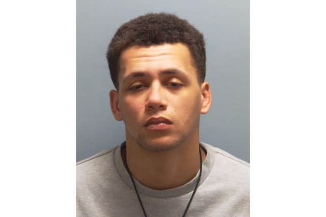Robertino Brown, of Knox Road, Stamshaw, has been sentenced to four years and four months in prison for his involvement in Class A drug supply in Portsmouth.
He appeared at Portsmouth Crown Court on Friday after pleading guilty at the same court in May to six counts of possession with intent to supply Class A drugs and two counts of being concerned in the supply of Class A drugs
Picture: Hampshire police