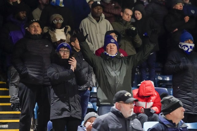 Pompey fans remained in good spirits despite the Blues' Cup exit.