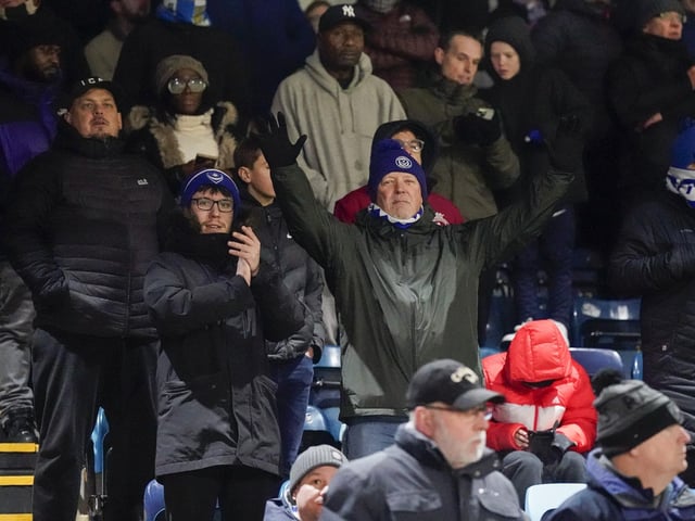 Pompey fans remained in good spirits despite the Blues' Cup exit.