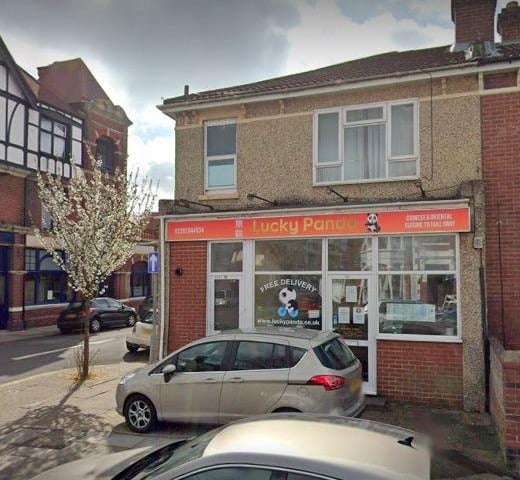 Lucky Panda at 76 Chichester Road, Portsmouth was rated five on September 20.