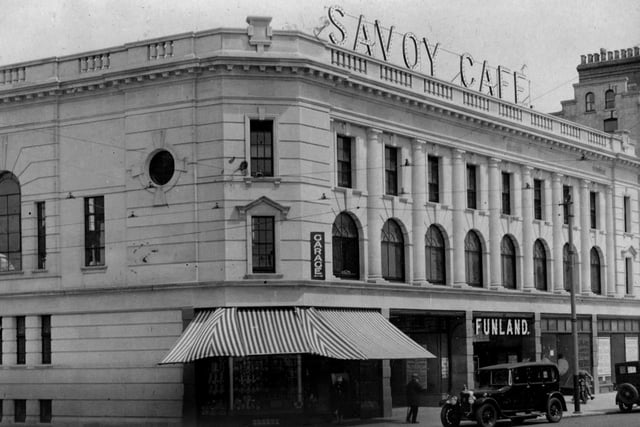 The Savoy Cafe at Savoy Buildings in the late 1920's 