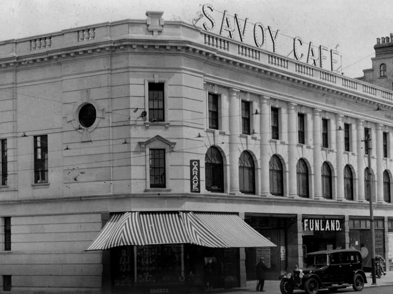 The Savoy Cafe at Savoy Buildings in the late 1920's