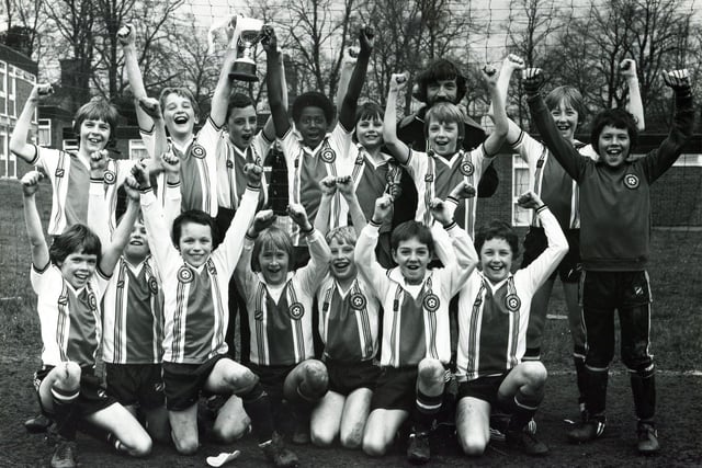 Sheffield United Juniors Under 11s team pictured in 1981