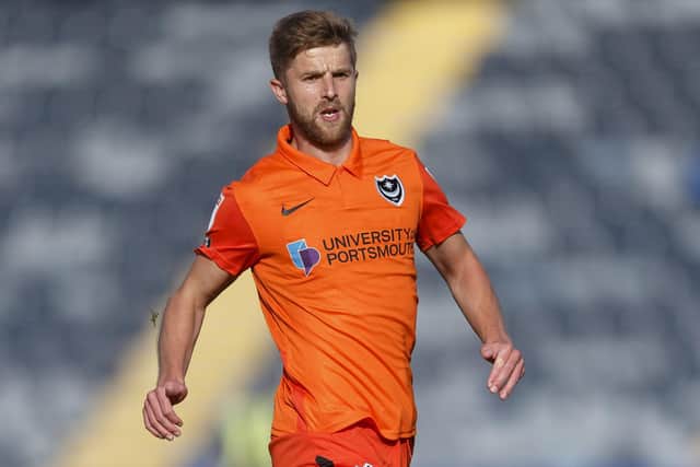 Michael Jacobs is granted his first Pompey start in today's visit of Wigan. Picture: Daniel Chesterton/phcimages.com
