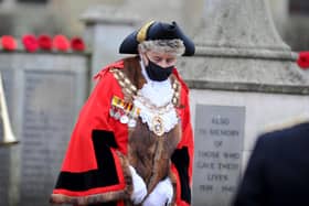 Mayor of Fareham Pamela Bryant at Holy Trinity Church in West Street, Fareham, in November 2020 

Picture: Sarah Standing (081120-9002)