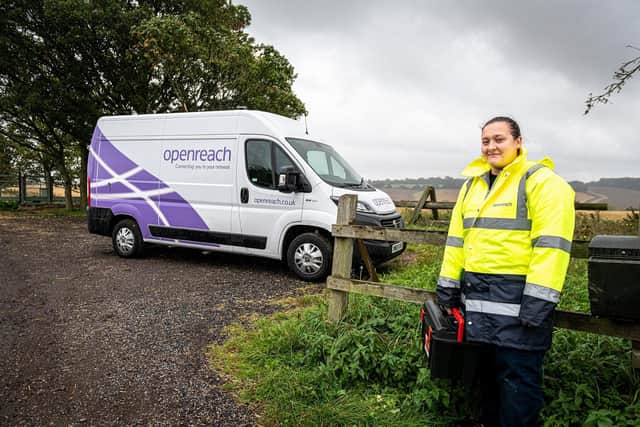 Openreach is reaching more rural locations such as Bishop's Waltham and Rowlands Castle