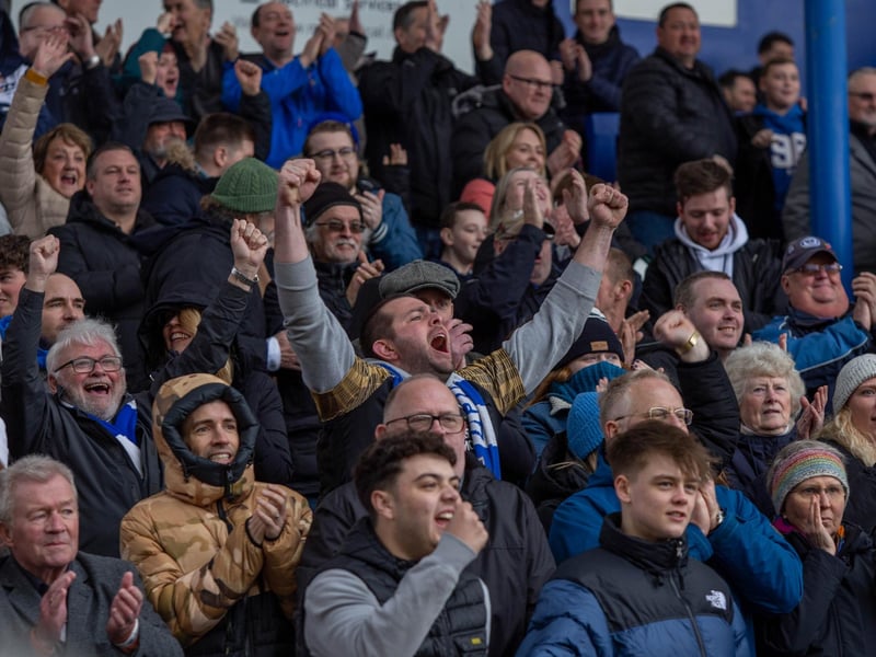 Joy and relief as Pompey claimed the three points to reduce the gap to the play-offs to three points.