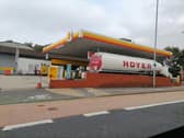 A Hoyer fuel tanker at Shell in London Road, Hilsea. Picture: Andrew Richards