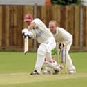 Chris Lynn in action during his 126 against US Portsmouth at Privett Park in 2008. Pic: Steve Reid.
