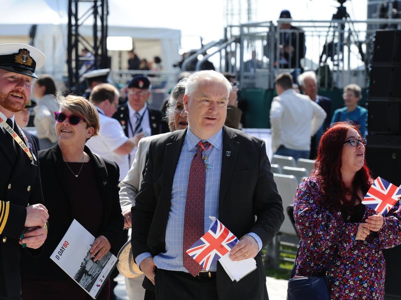D Day 80 commemorations on Southsea Common, Southsea, on Wednesday, June 5, 2024.
Pictured is: Deputy Lord Mayor of Portsmouth Gerald Vernon-Jackson.
Picture: Sarah Standing (050624-35)