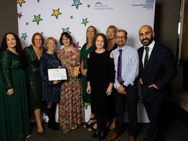 Winners of The News's Patient’s Choice Award: The Paediatric Oncology Team. Picture by Marcin Jedrysiak