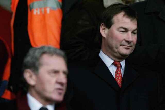Southampton chairman Rupert Lowe was not happy about Milan Mandaric's Christmas present in December 2005. Picture: Ben Radford/Getty Images