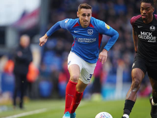 Brandon Haunstrup has left Pompey for Kilmarnock in search of regular first-team football. Picture: Joe Pepler