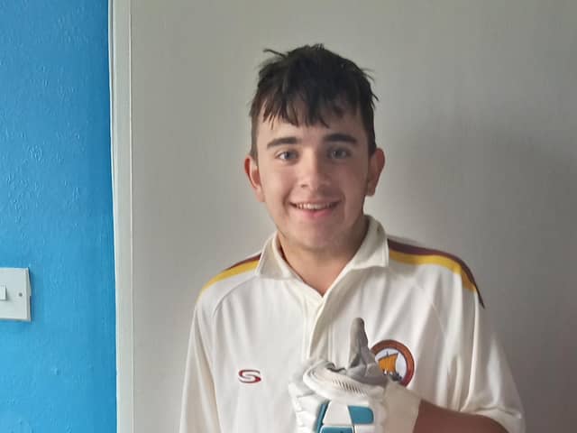 Danny Bradley-Turner, 14, made his maiden Hampshire League century in a run-fest for Gosport Borough 3rds against Clanfield at Privett  Park