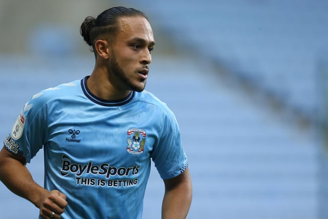 The winger is to depart Coventry after five years with the club. Jones could be a longer term solution out wide than Murphy at 24-years-old,  In total he made 96 appearances for the Sky Blues, scoring eight goals.   Picture: Pete Norton/Getty Images