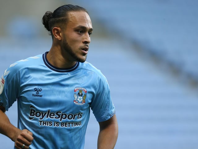The winger is to depart Coventry after five years with the club. Jones could be a longer term solution out wide than Murphy at 24-years-old,  In total he made 96 appearances for the Sky Blues, scoring eight goals.   Picture: Pete Norton/Getty Images