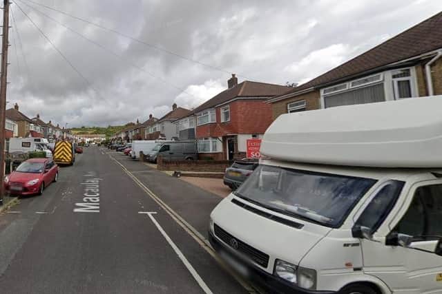The arrest was made in Macaulay Avenue, Paulsgrove, in the early hours of this morning. Picture: Google Street View.