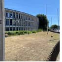 The former News printing press site which a city council leader says could become a new homes site for veterans