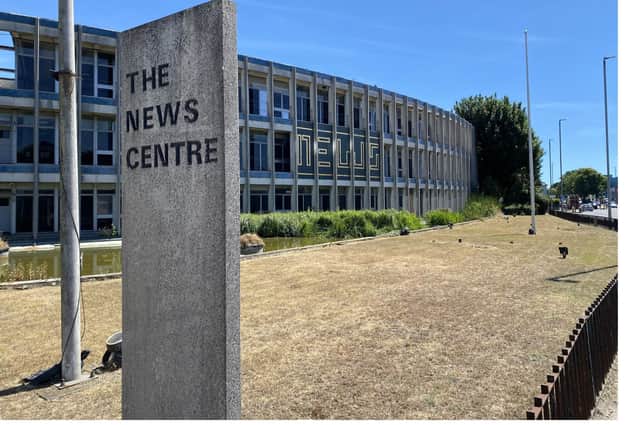The former News printing press site which a city council leader says could become a new homes site for veterans