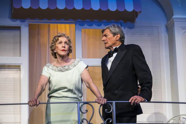 Patricia Hodge and Nigel Havers in Private Lives. Picture by Tristram Kenton