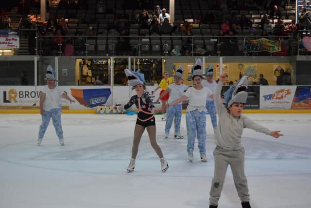Gosport skaters' Baby Shark performance