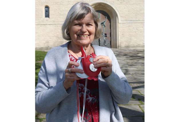 Sue Ward, who is a churchwarden at Portsmouth Cathedral, is one of 190 people receiving Maundy money today, as part of the Maundy Thursday tradition dating back to the 17th century.
