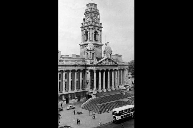 Portsmouth Guildhall and Guildhall Square May 1970