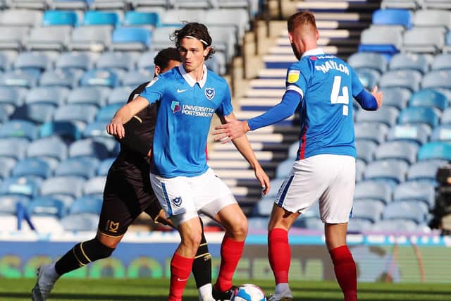 Rasmus Nicolaisen replaced Ronan Curtis at half-time.  Picture: Joe Pepler