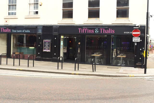 The former Tiffins & Thalis in Fareham where the new medical centre could open
