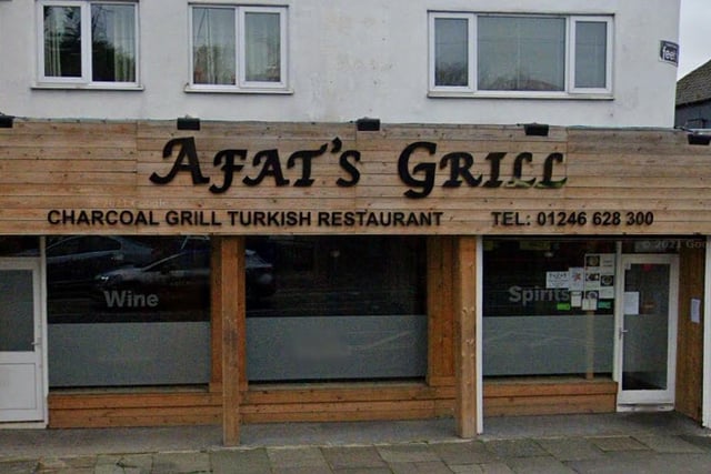 Afat's Grill, 413 Sheffield Road, Whittington Moor, S41 8LT. Rating: 4.8/5 (based on 202 Google Reviews). "Decided to eat here after reading an article in the Derbyshire Times and wasn't disappointed."