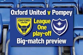 Pompey travel to Oxford United tonight in the second leg of their League One play-off semi-final