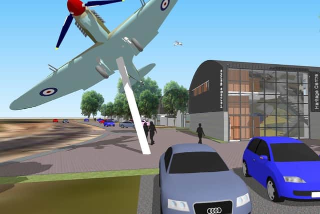 An illustration previously released by Hangar Homes