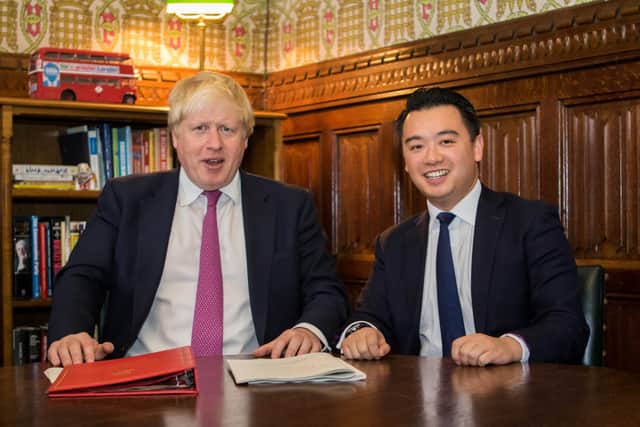 Prime minister Boris Johnson and Alan Mak, Havant MP. Picture: nk-photography.co.uk