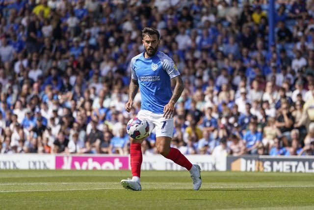 Superb at the heart of Pompey’s performance. Showed leadership, excellent use of the ball and capped by marvellous assist for Connor Ogilvie goal. Picture: Jason Brown/ProSportsImages